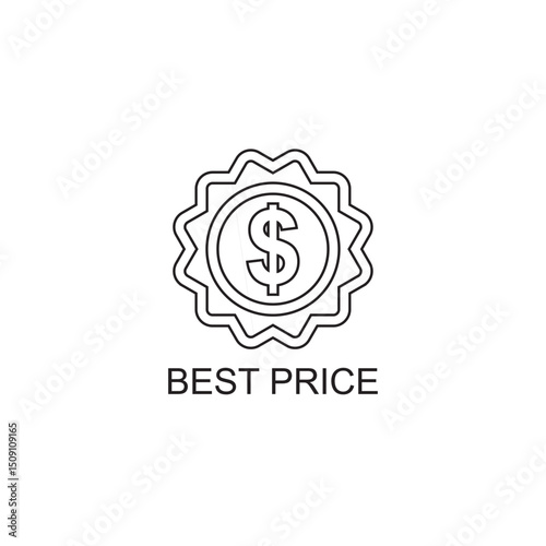 best price icon , marketing icon