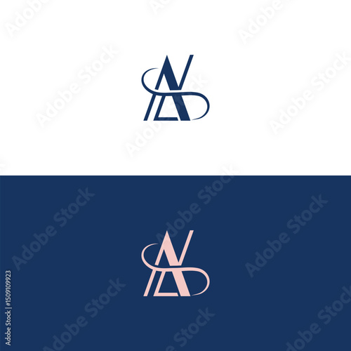 ALN lettering logo is simple, easy to understand and authoritative