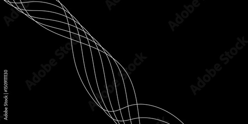 Abstract white background with a glowing abstract waves. Abstract wave element for design. Digital frequency track equalizer, Futuristic background design. Long exposure, Light painting photography.