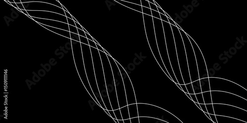 Abstract white background with a glowing abstract waves. Abstract wave element for design. Digital frequency track equalizer, Futuristic background design. Long exposure, Light painting photography.