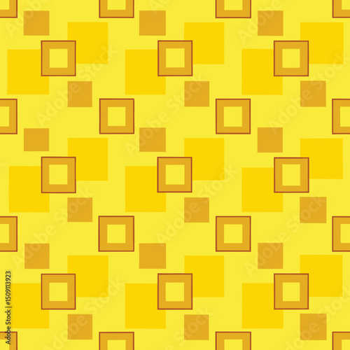 seamless pattern with yellow squares.