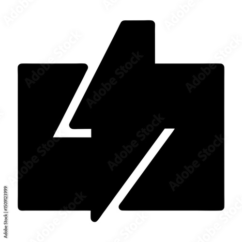 Abstract representation of interconnectedness and energy flow in a minimalistic design
