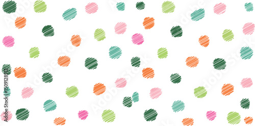 Grungy Colorful Ink Circle Collection: Hand-Drawn Vector Brush Shapes Inspired by Punk Aesthetics, Japanese Enso Zen Art, and East Asian Sun Symbols