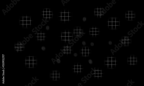 Fototapeta Naklejka Na Ścianę i Meble -  a black white checkered pattern with a line in the middle