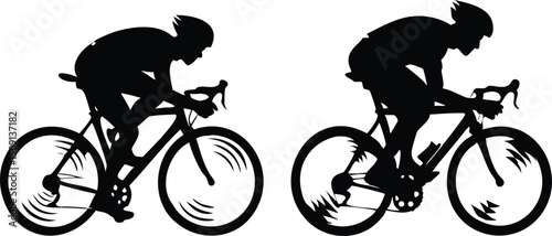 Step down silhouette design, clean cutout vector shape