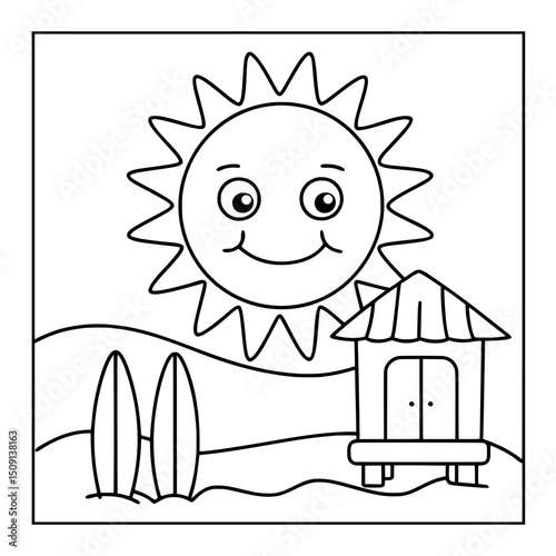 black and white coloring pages