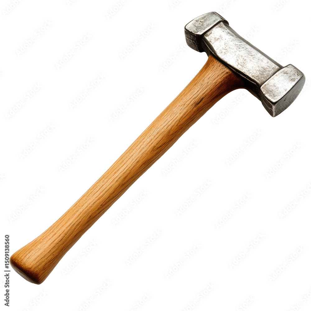 Hammer With Wooden Handle isolated on a transparent background Hammer With Wooden Handle isolated on a transparent background