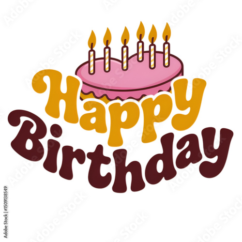 birthday cake with candles