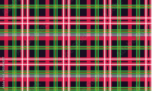Plaid Seamless Pattern Colorful plaid repeating pattern design