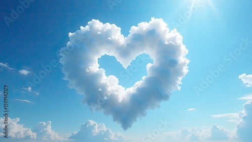 heart shaped cloud