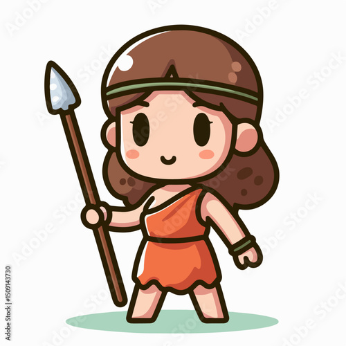 ancient human vector illustration