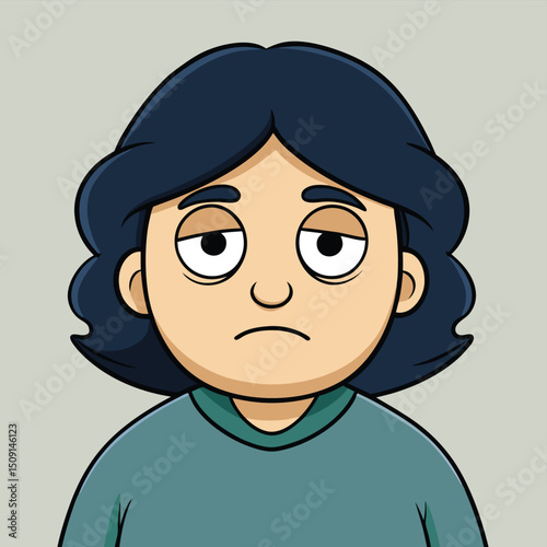 Exhausted parent with dark eye bags holding baby at night