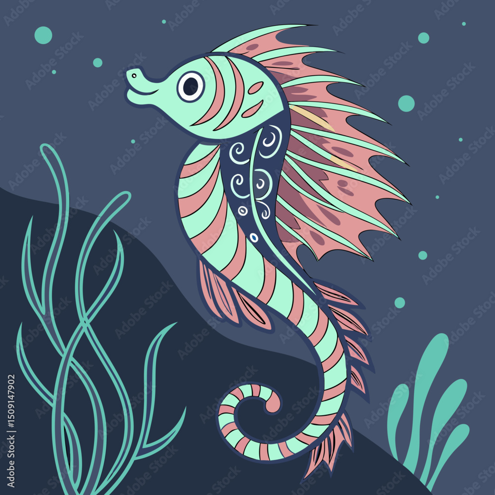 Obraz premium fish vector illustration