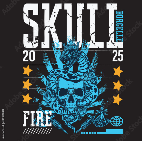 Vintage Skull T shirt Design.T shirt design for man/woman best selling design.