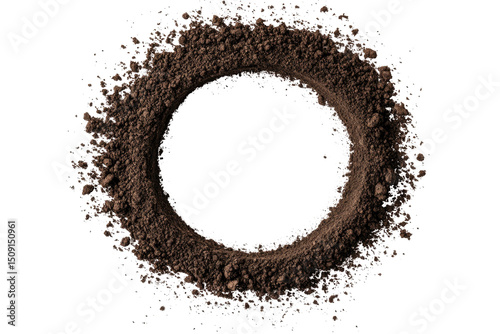 Dirt Frame Soil Pile In Sh  isolated on a transparent background