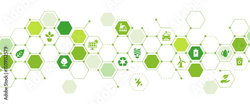Ecology illustration banner