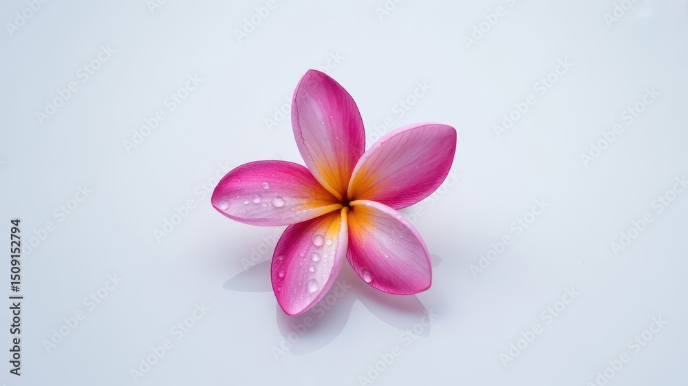 Naklejka premium Radiant Petals Unfolding Gracefully in a Soft Pink Glow