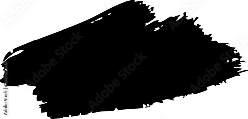 Bristly Edged Irregular Brush Stroke