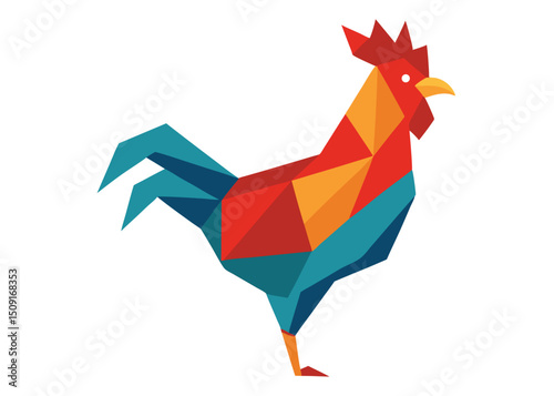 low-poly-vector-rooster-color-model.eps