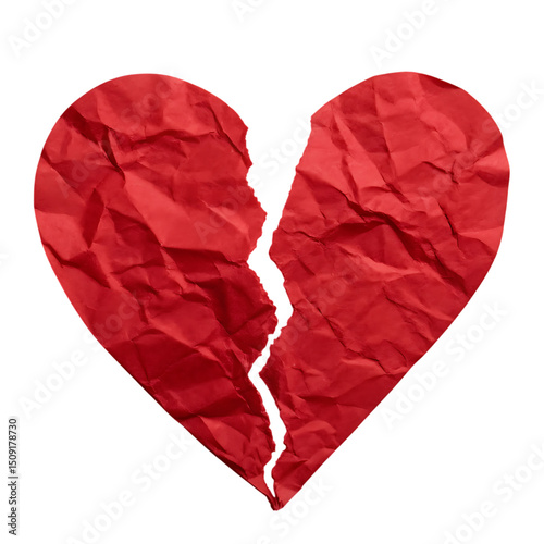The Anguish of a Broken Heart Exploring Emotional Pain isolated on transparent background