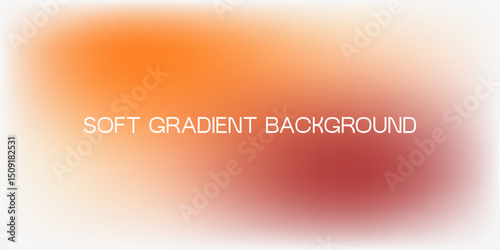 Soft Gradient Background: A smooth, warm-toned gradient background transitions subtly from light orange to deep red-brown, perfect for adding a touch of understated elegance to designs. 