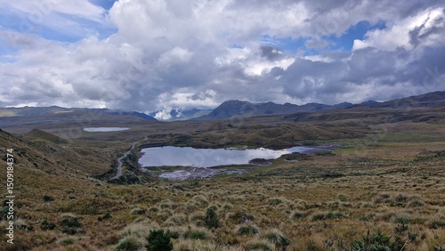 laguna en el paramo 