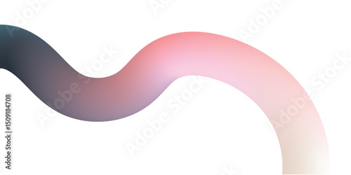  Abstract Wavy Pattern on White Background Color Swirl Lines with Rainbow Gradient. Vector Wave Shapes for Celebration  Parties