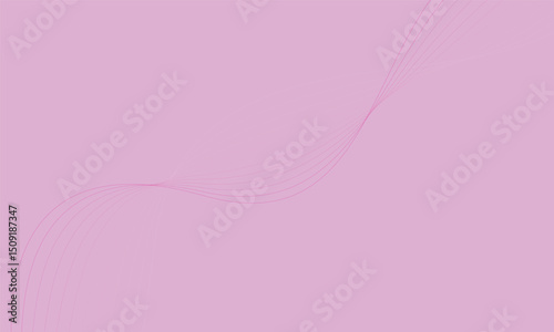 Light Elegant wave lines drift through soft pastel gradients, evoking harmony and simplicity in digital design art