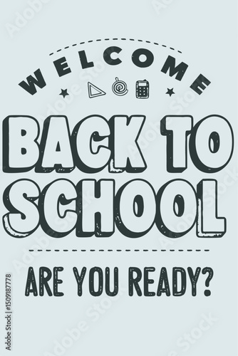 A vibrant and playful comic-style illustration of a back to school poster. pop-art letters with halftone dot patterns, in bright red, yellow, blue, and green