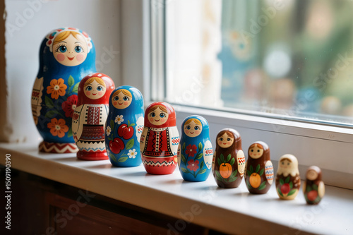 matroyshka nesting dolls from russia with love concept matruska muñecas nido de rusia con amor concepto poupées gigognes matroyshka de russie avec concept d'amour matruşka