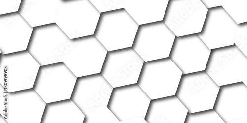 Hexagonal grid tile and mosaic structure mess cell. Abstract hexagon Seamless background. Background with hexagons. Abstract background with lines.	
