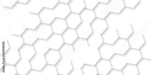 Hexagonal grid tile and mosaic structure mess cell. Abstract hexagon Seamless background. Background with hexagons. Abstract background with lines.	
