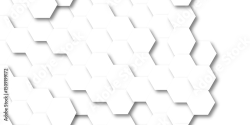 Hexagonal grid tile and mosaic structure mess cell. Abstract hexagon Seamless background. Background with hexagons. Abstract background with lines.	
