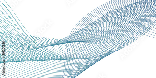 Speed lines connection vector background. Flowing futuristic dynamic motion technology. Wave curve of a smoky flow movement abstract background.	
