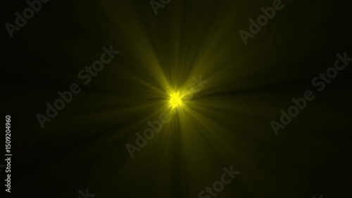 Neon light bulb icon with animation. Neon light digital bulb icon animation. Glowing neon lightning bulb icon. Neon light animation video.