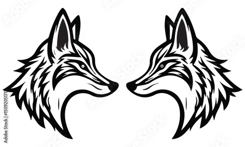 Red fox art vector illustration art design.vectors,background,illustration, daily, popular, unique,king, viral.