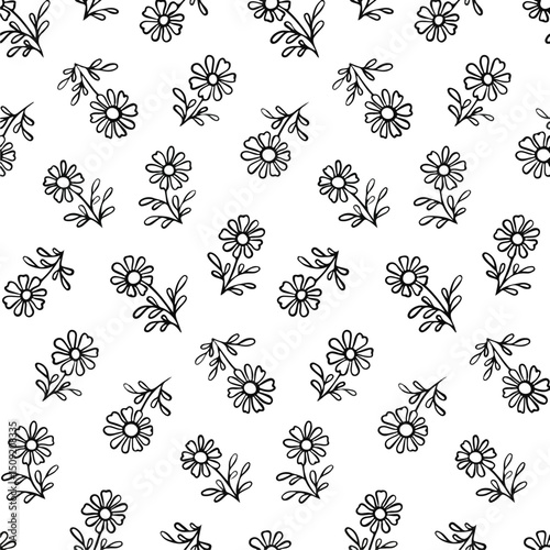 Elegant Flower Outline Vector – Minimal Floral Line Art for Logos, Prints & Design Projects