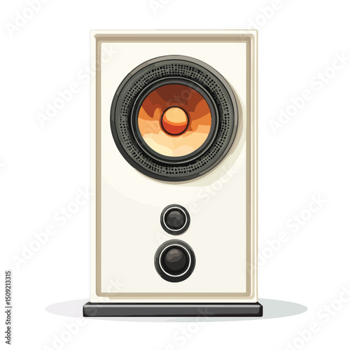 Professional Speaker Vector Illustration for Presentations and Marketing Materials