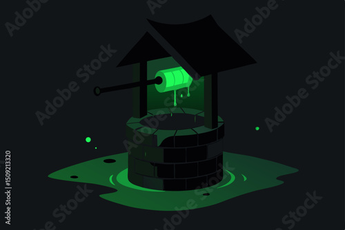 eco house with green energy