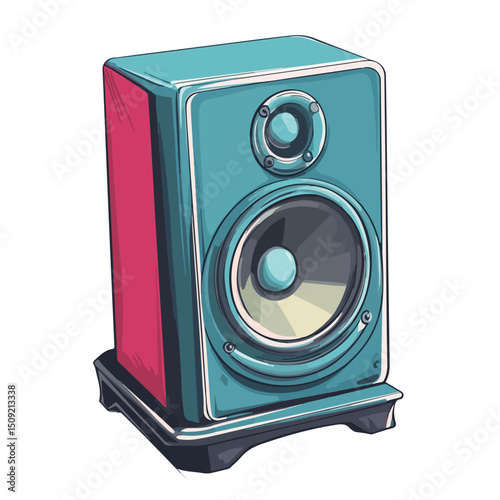 Professional Speaker Vector Illustration for Presentations and Events
