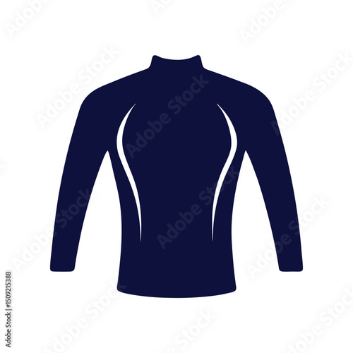 rash guard vector art illustration