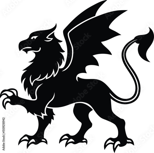 griffin vector silhouette 