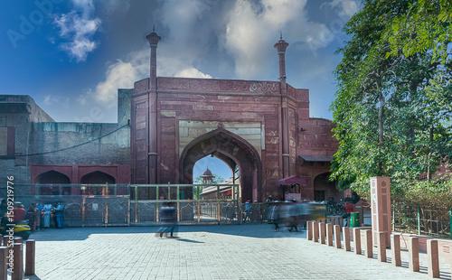 Travelling to wonders of the world place TAJMAHAL an Unesco world heritage site at Agra, Uttar Pradesh, India.