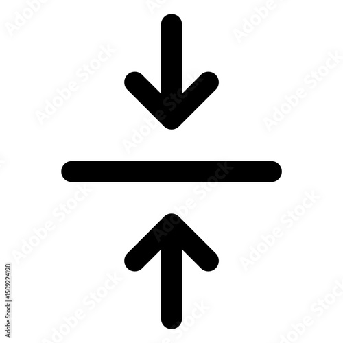vertical center alignment icon	