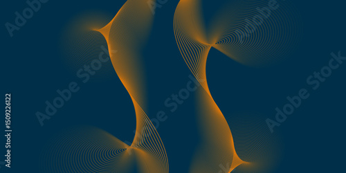Light and bright glowing blend line curve wave seamless pattern dynamic color design element, modern background with line wavy smooth blend and particles abstract simple creative geometric design.