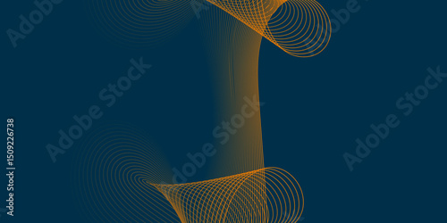 Light and bright glowing blend line curve wave seamless pattern dynamic color design element, modern background with line wavy smooth blend and particles abstract simple creative geometric design.