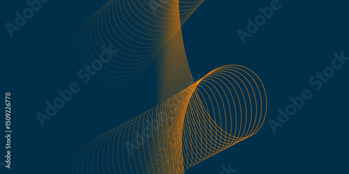 Light and bright glowing blend line curve wave seamless pattern dynamic color design element, modern background with line wavy smooth blend and particles abstract simple creative geometric design.