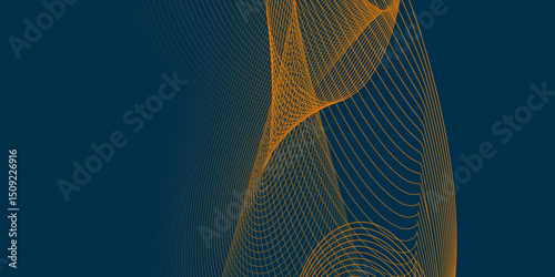 Light and bright glowing blend line curve wave seamless pattern dynamic color design element, modern background with line wavy smooth blend and particles abstract simple creative geometric design.