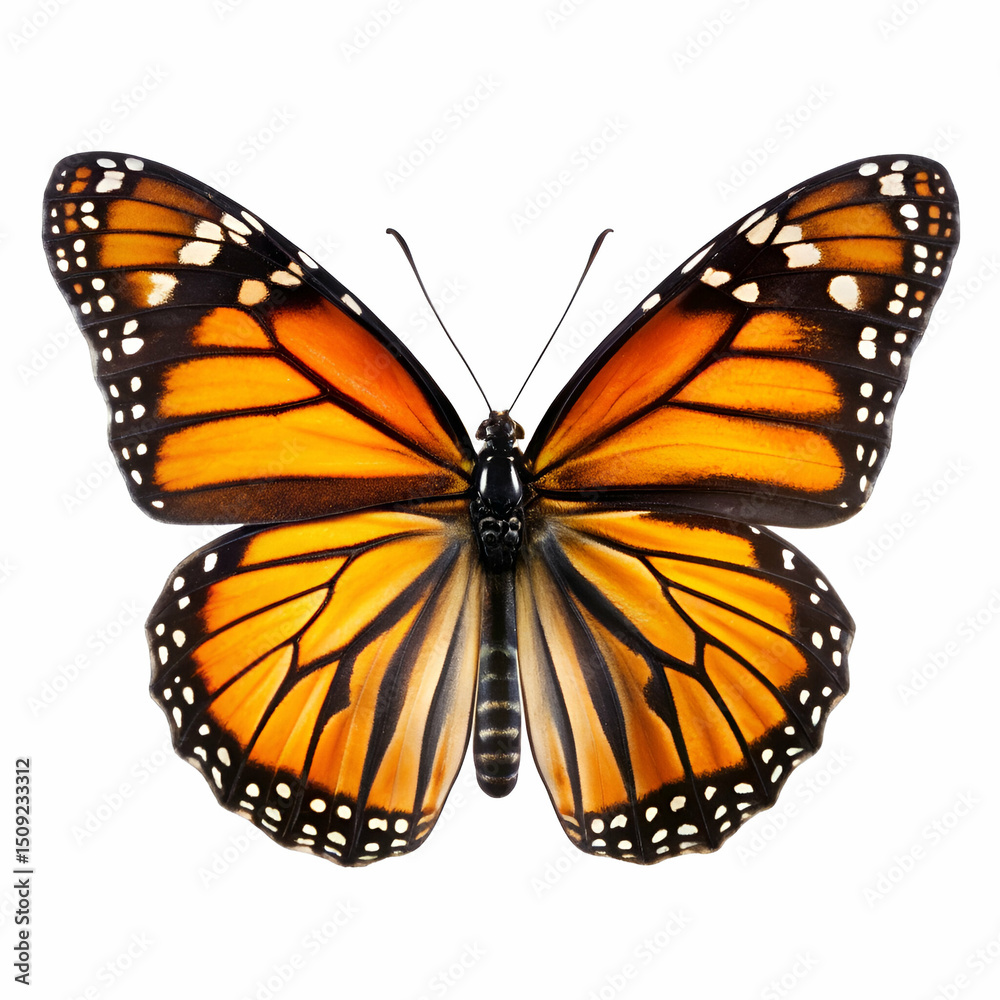 Fototapeta premium butterfly on white background