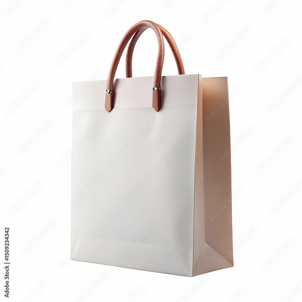 paper bag isolated on white paper bag isolated on white